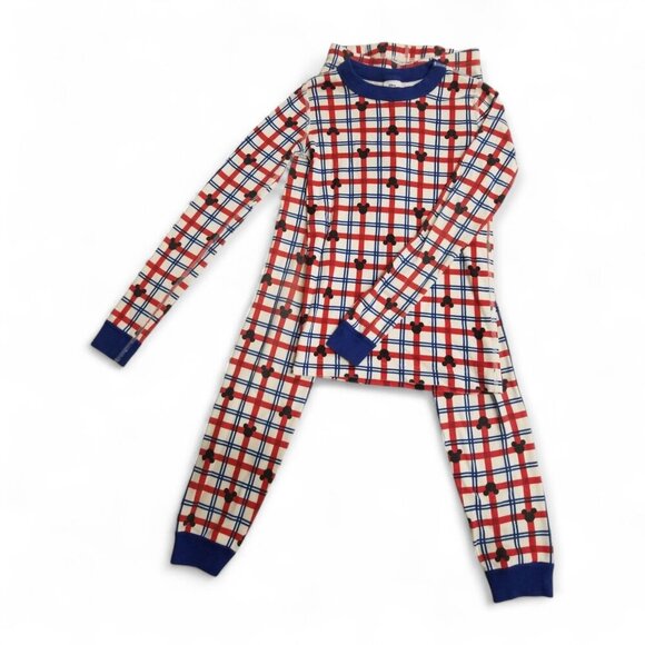 Hanna Andersson Other - Hanna Andersson Disney Mickey Mouse Long John Pajamas Organic Cotton 10 Kids